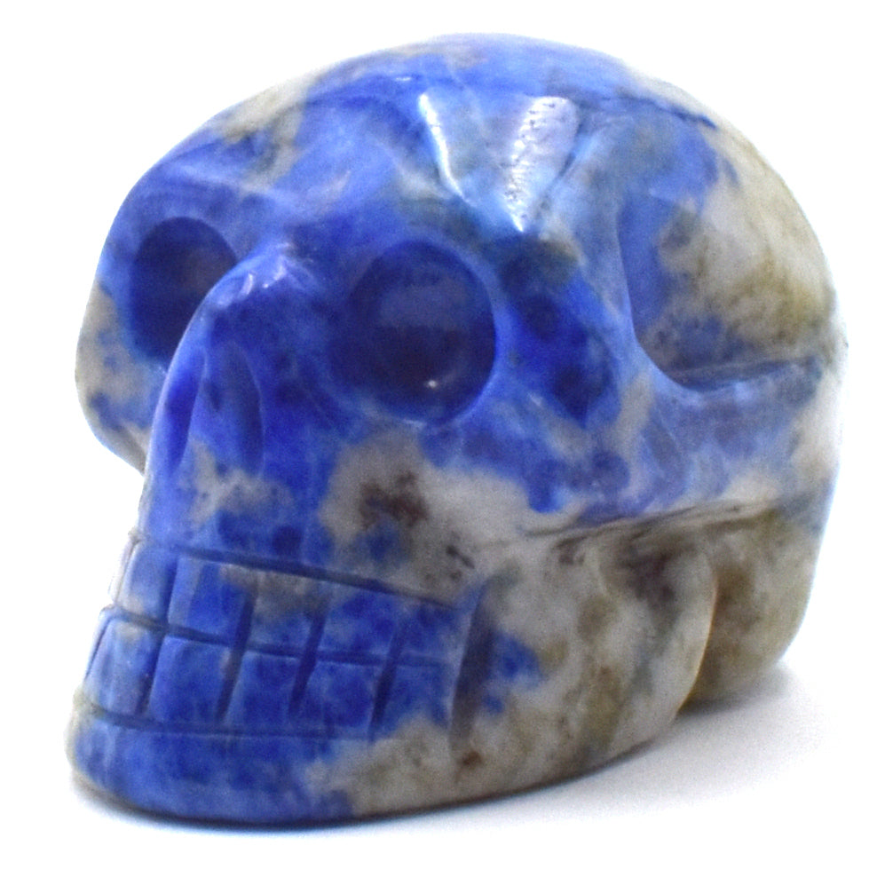 Lapis Lazuli Crystal Skull Carving