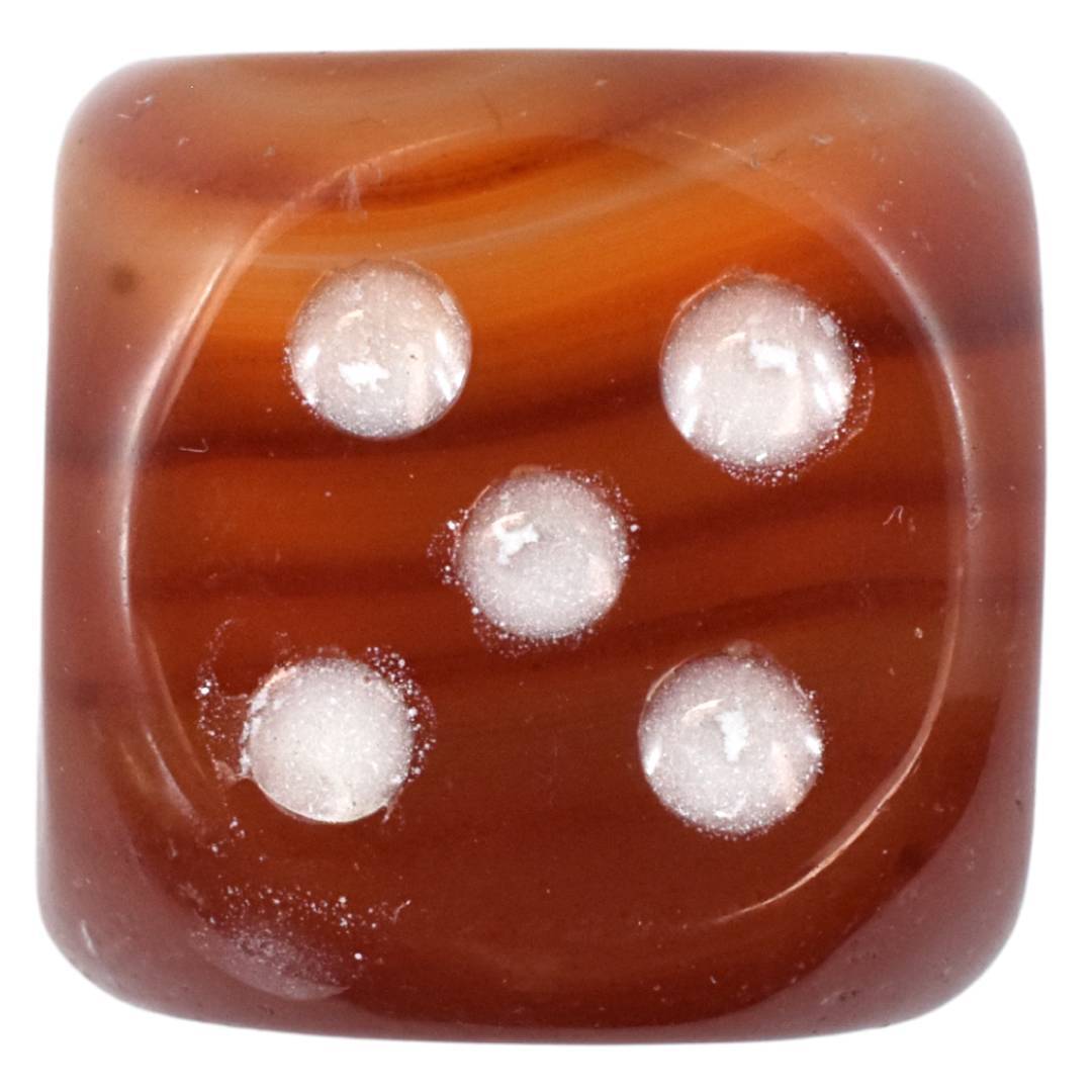 Carnelian Dice Carving