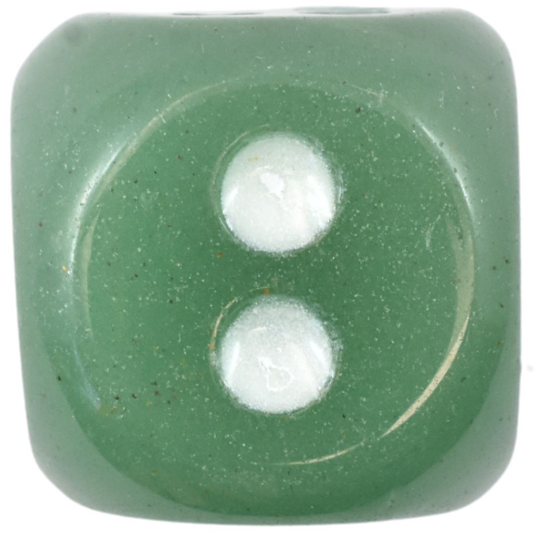 Green Aventurine Dice Carving