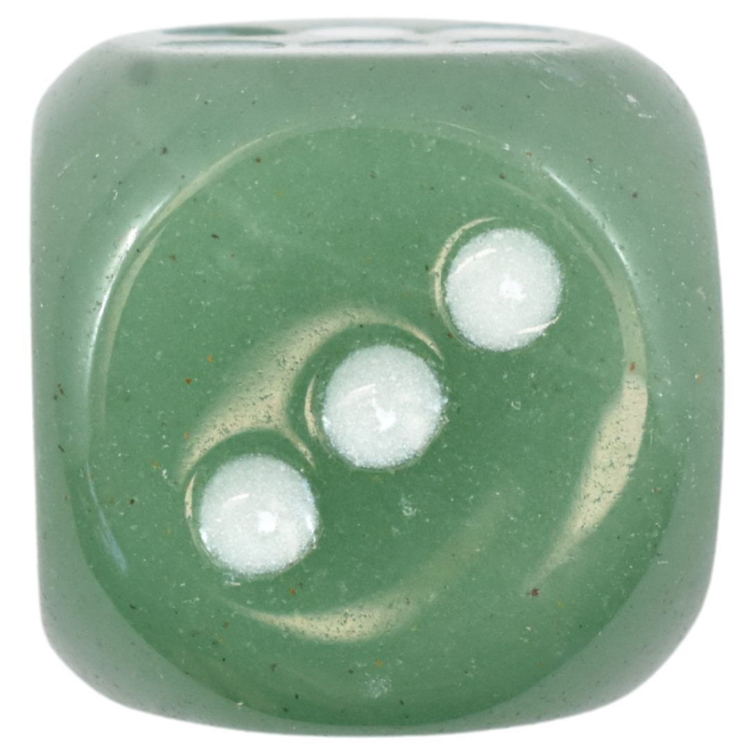 Green Aventurine Dice Carving