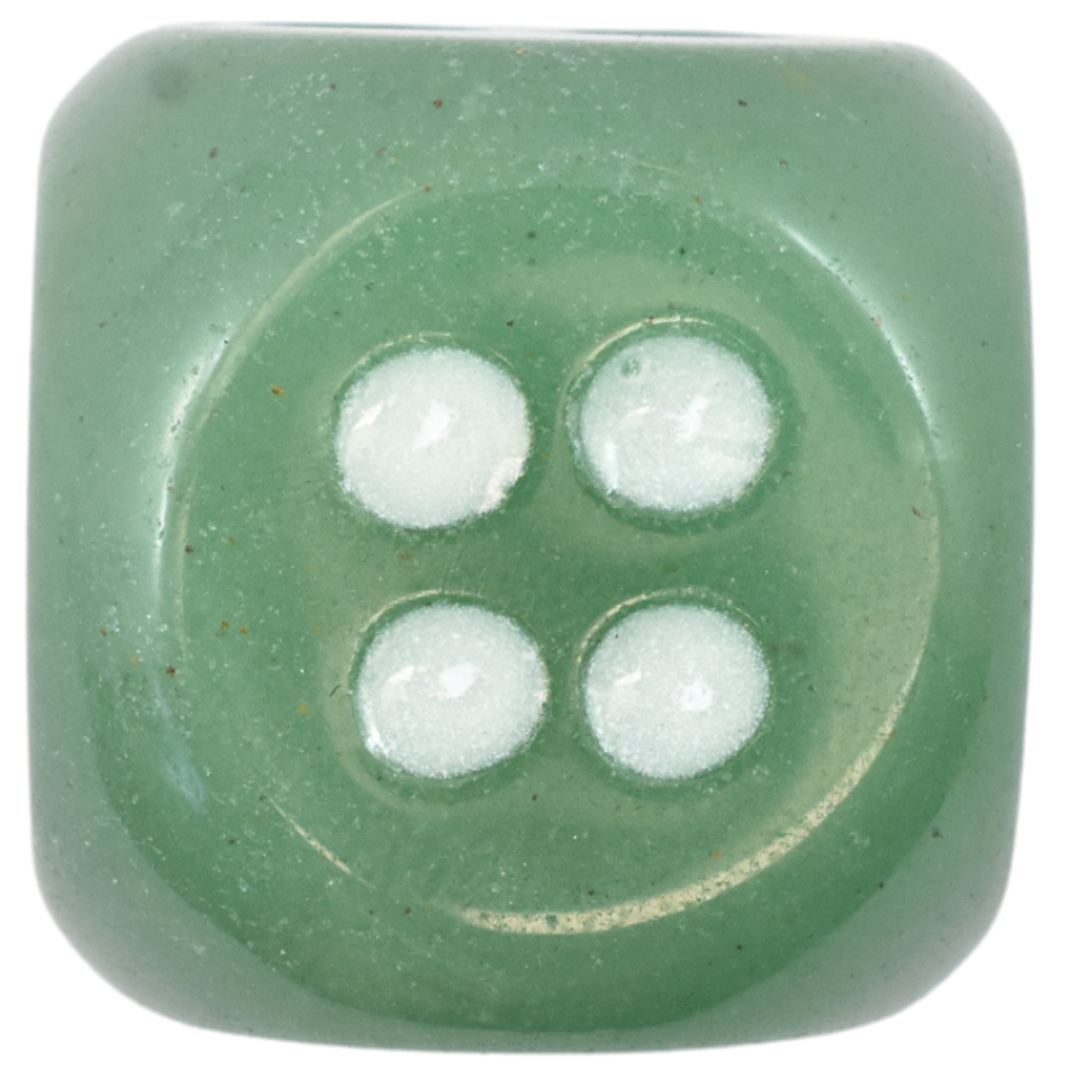 Green Aventurine Dice Carving