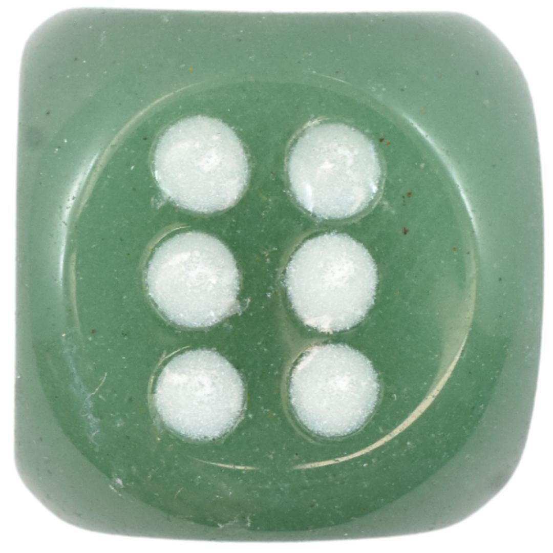 Green Aventurine Dice Carving