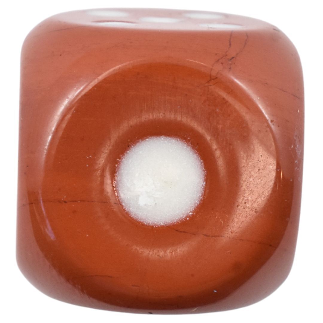 Red Jasper Dice Carving