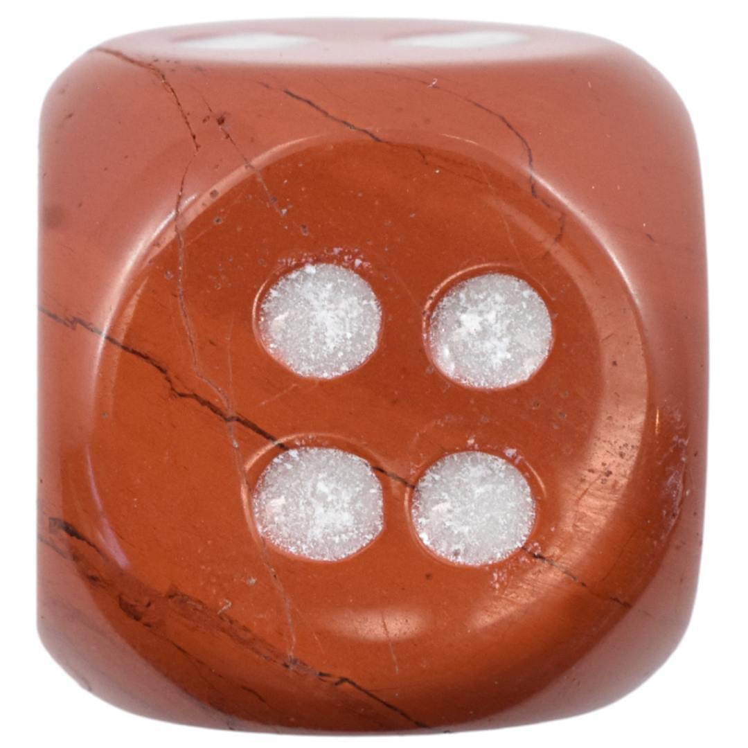 Red Jasper Dice Carving
