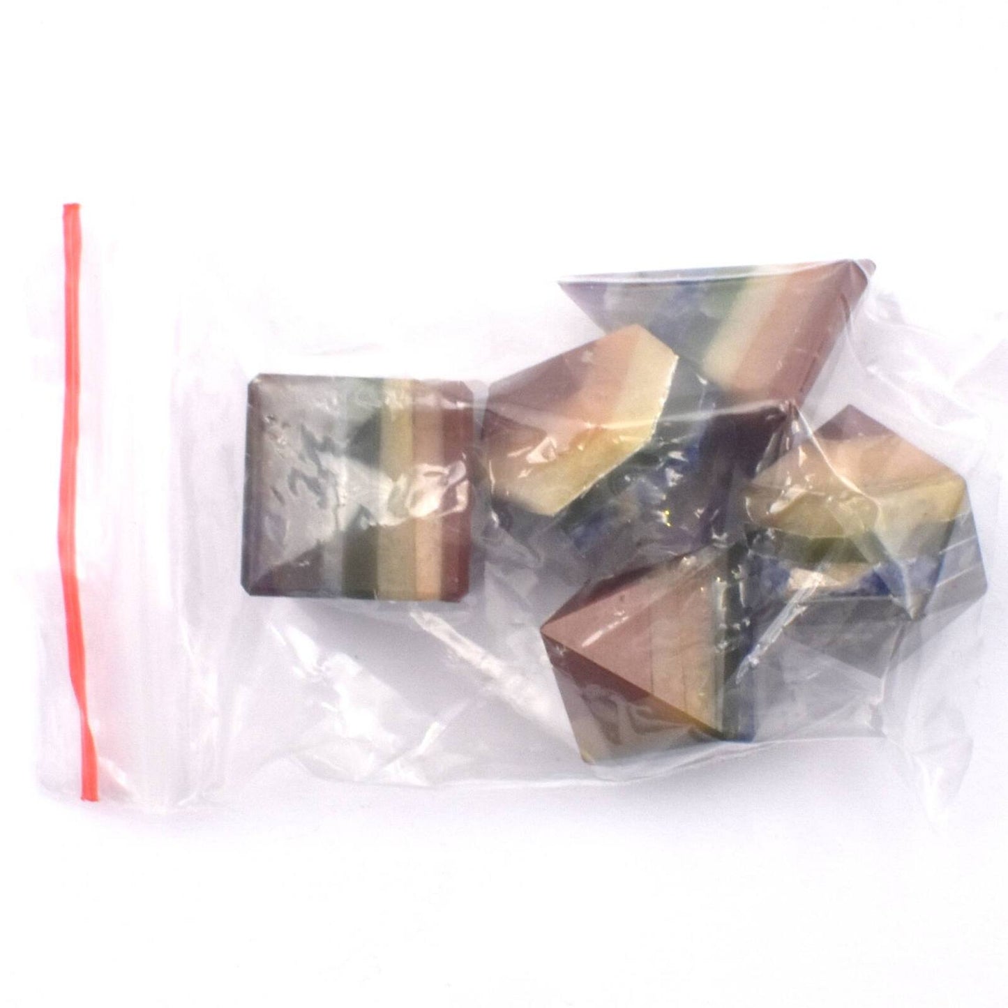 Sacred Geometry Set Chakra Engraved Stone Set