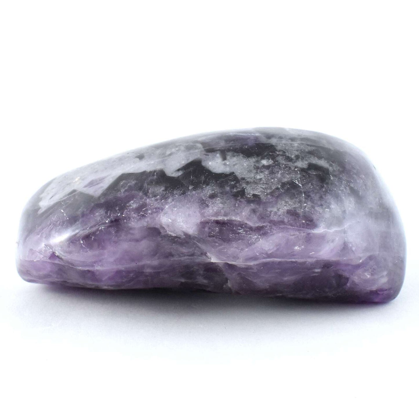 Purple Fluorite Freeform Dome Shape Carving