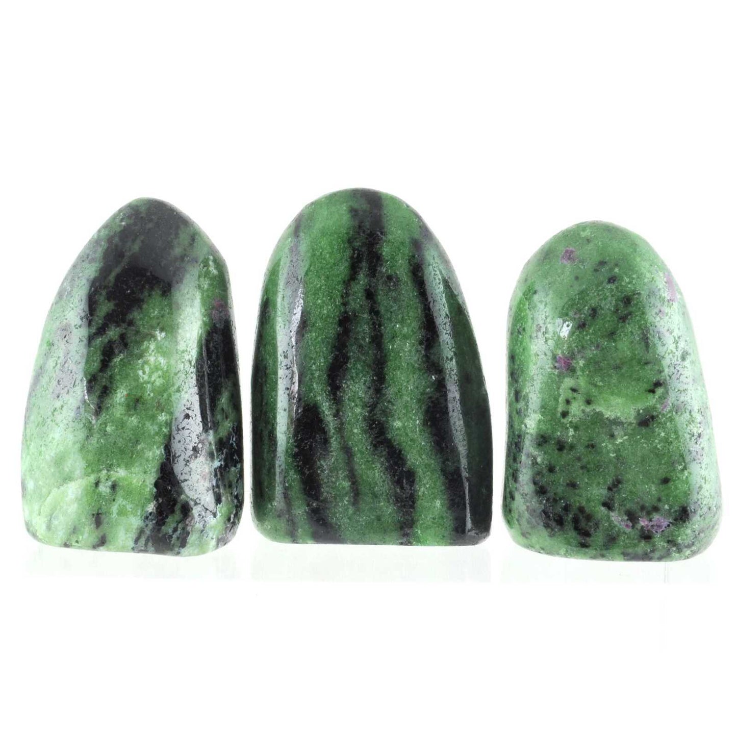 Ruby In Zoisite Freeform Shape Carving