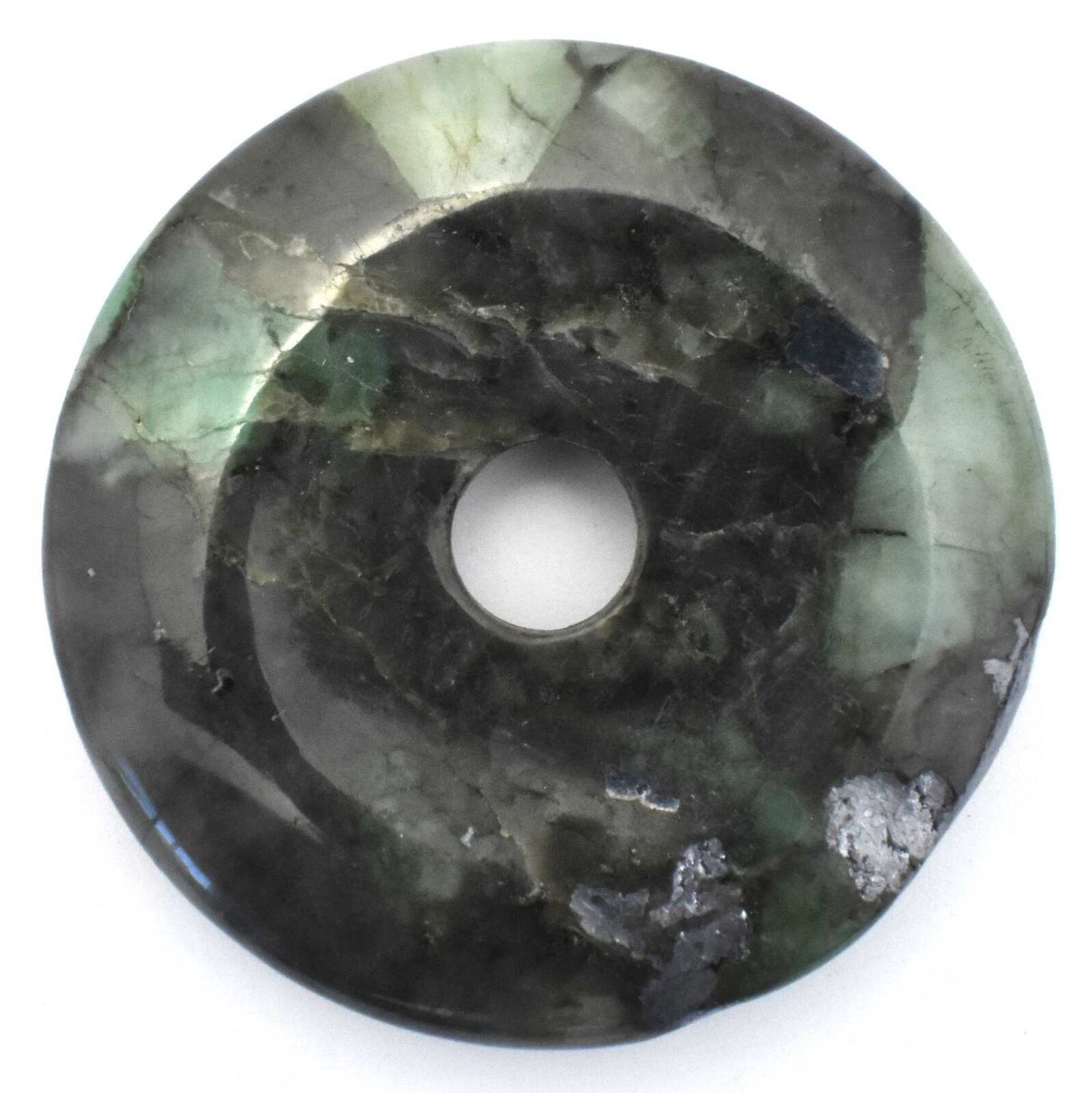 Emerald Donut Pendant Carving