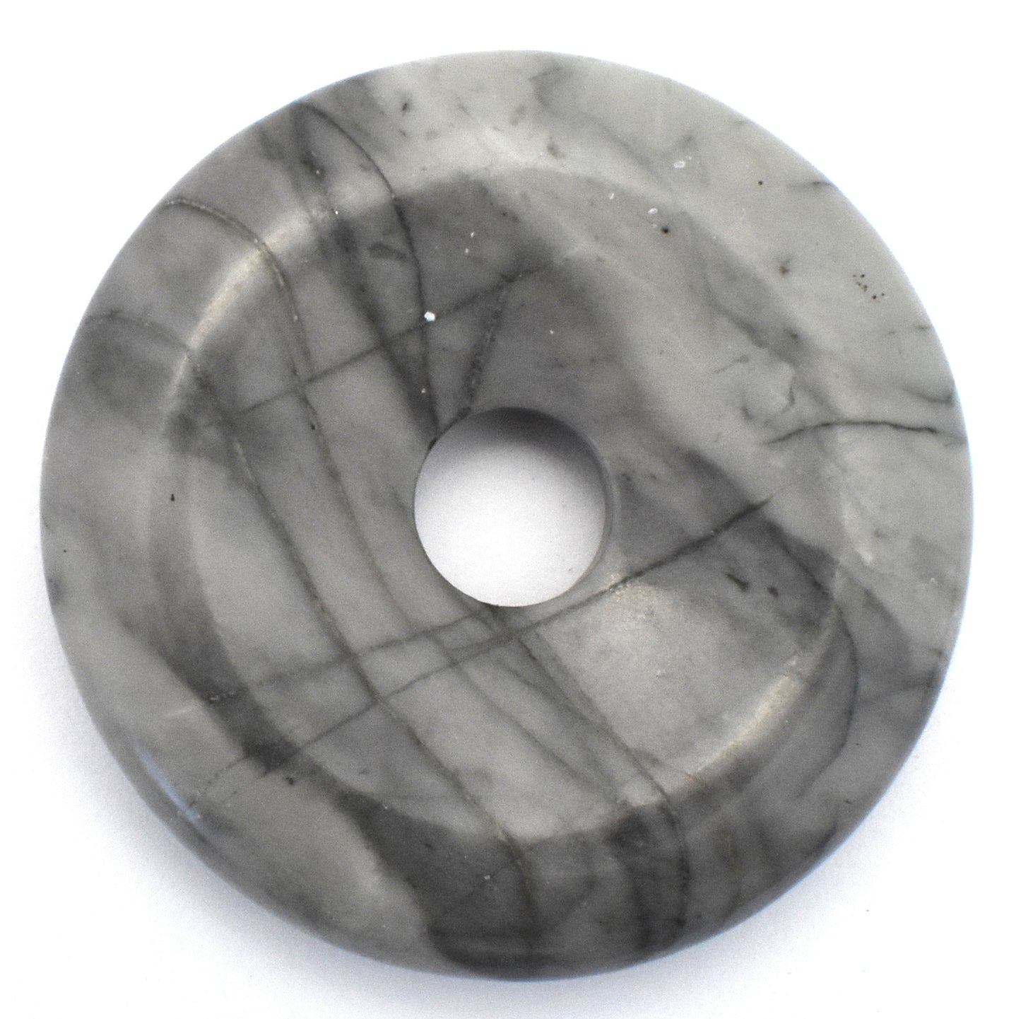 Picasso Jasper Donut Pendant Carving