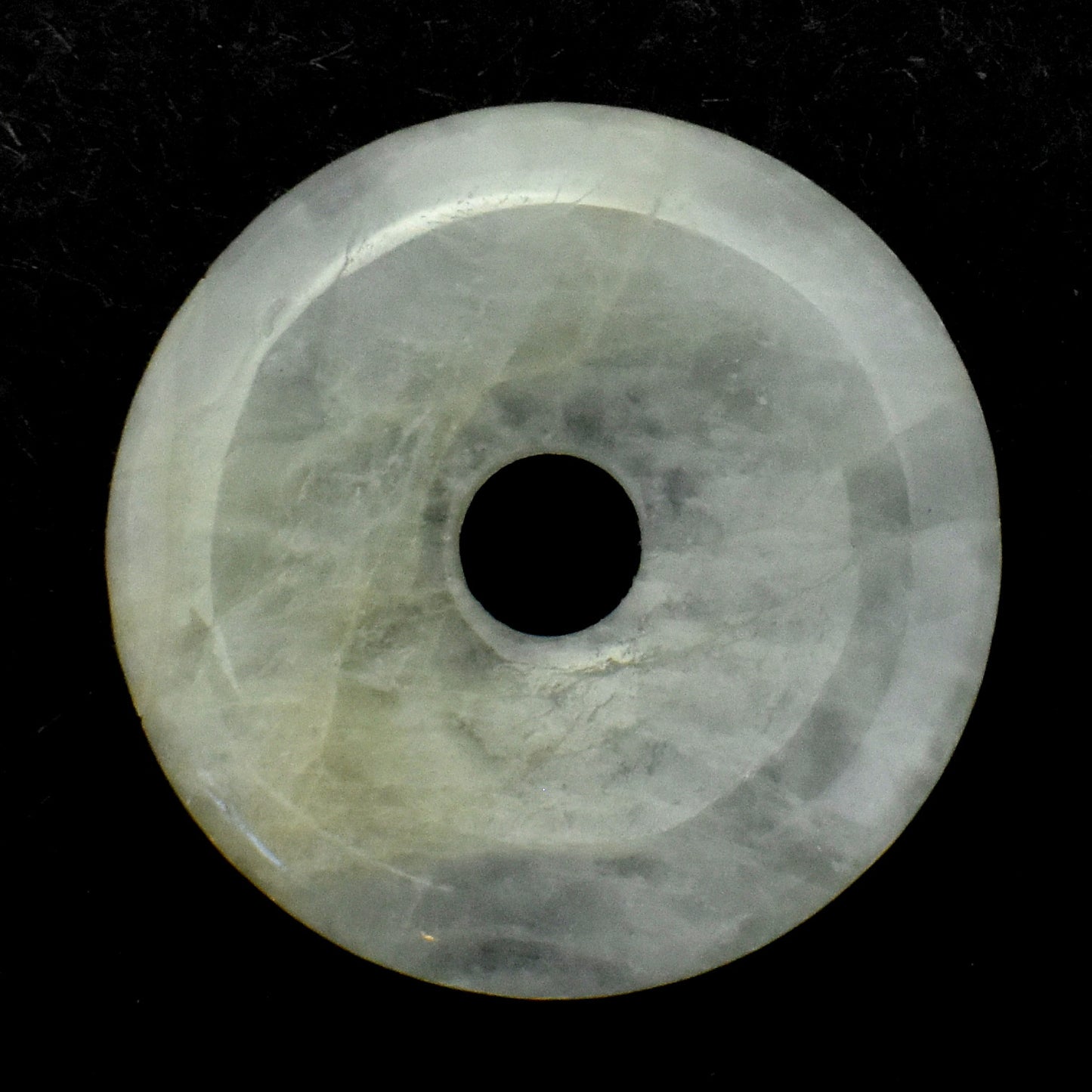 Aquamarine Donut Pendant Carving