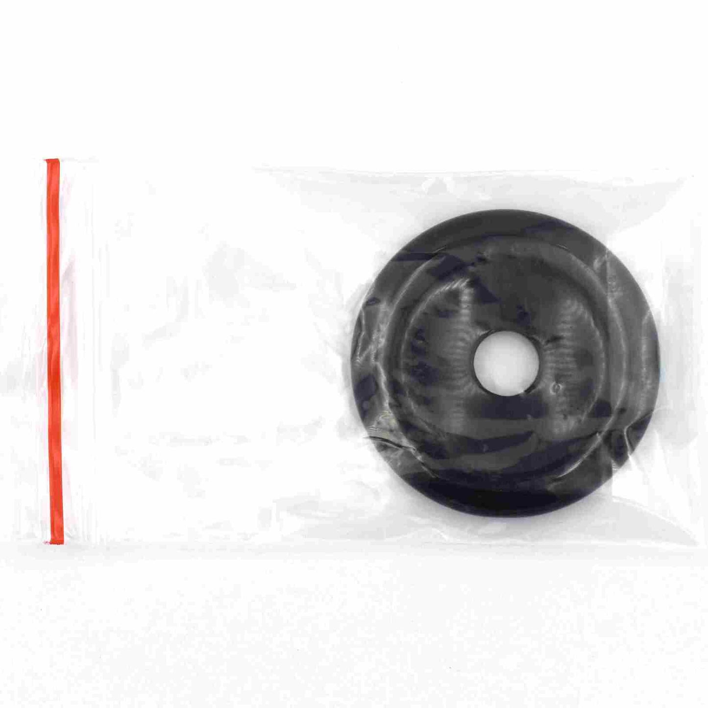 Black Obsidian Donut Pendant Carving