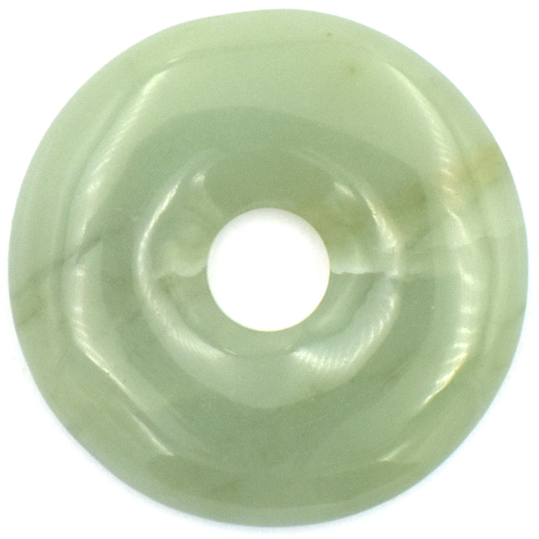 New Jade Donut Pendant Carving
