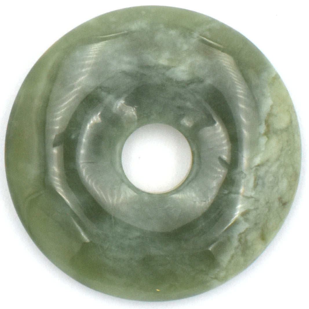New Jade Donut Pendant Carving