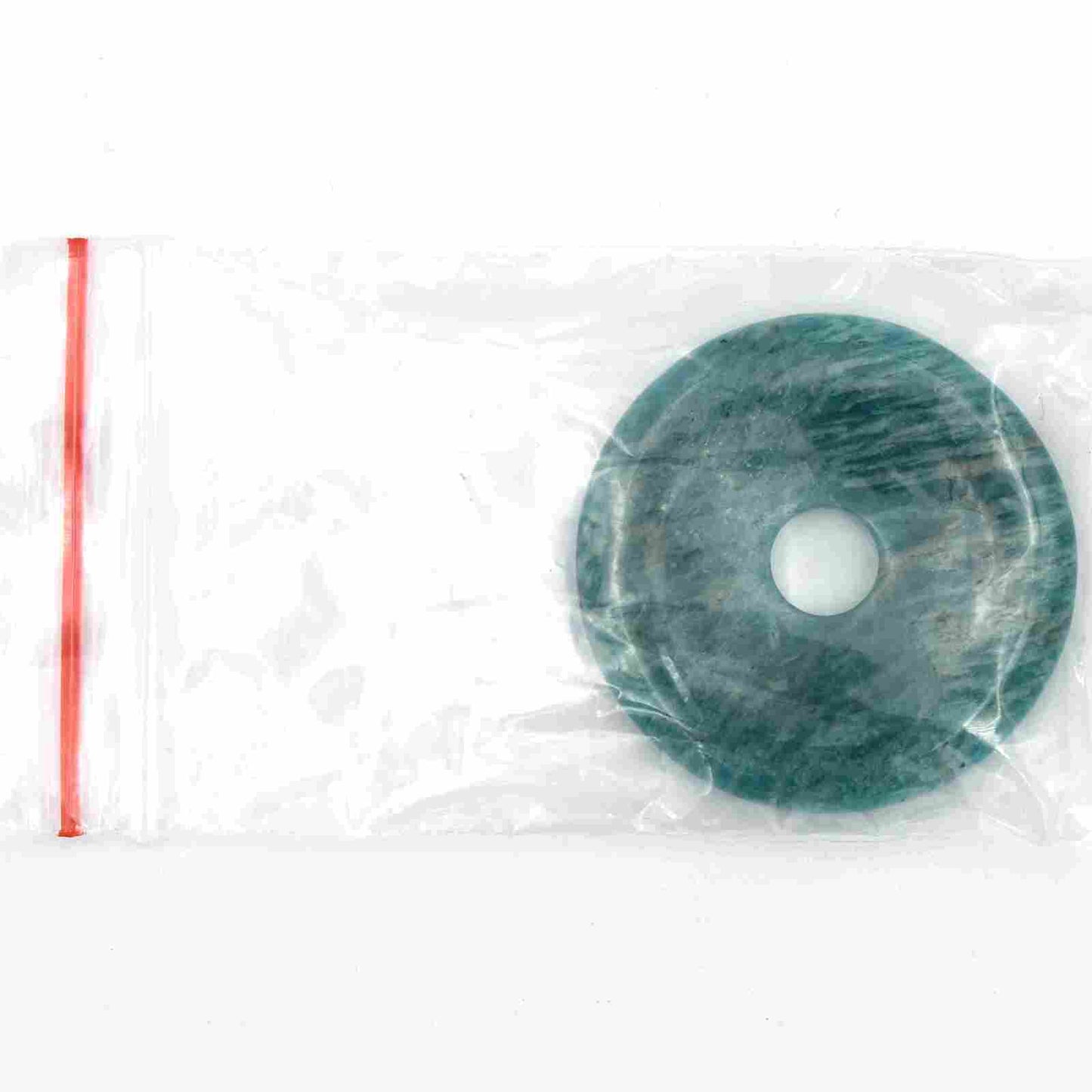 Russian Amazonite Donut Pendant Carving