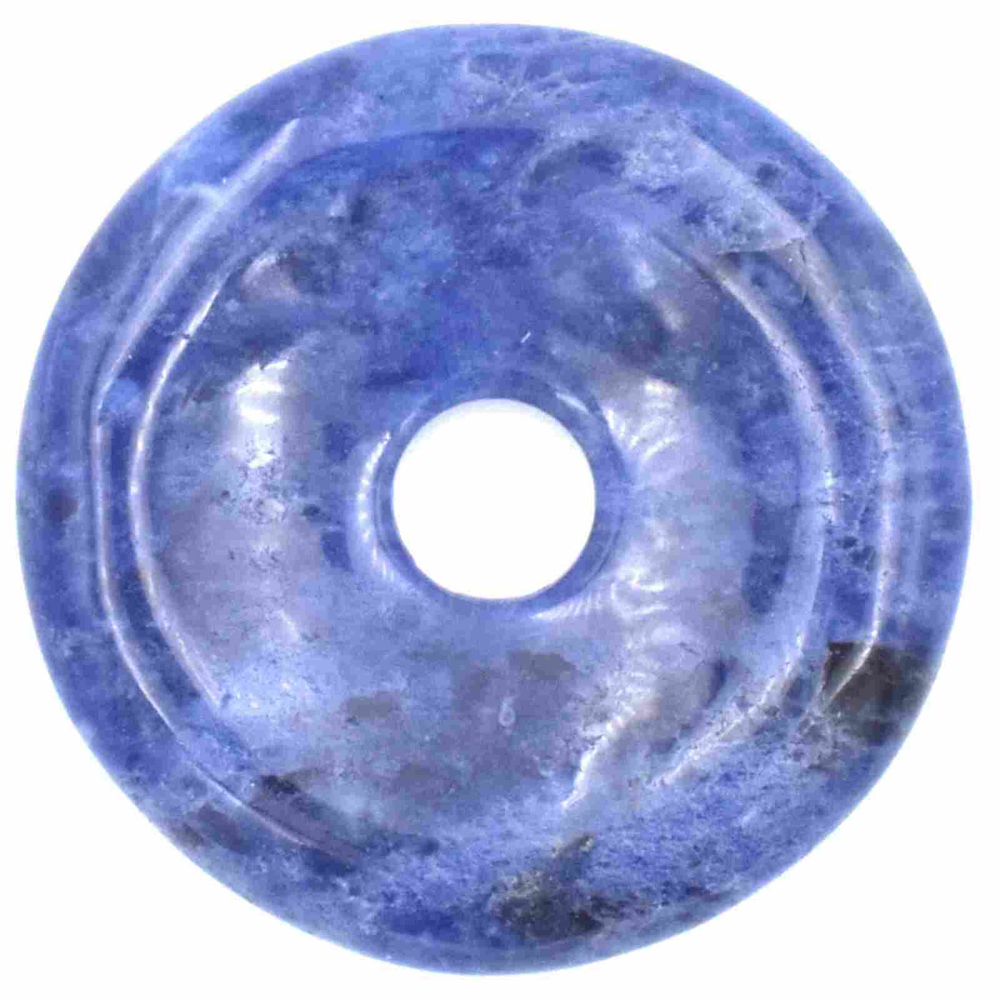 Sodalite Donut Pendant Carving