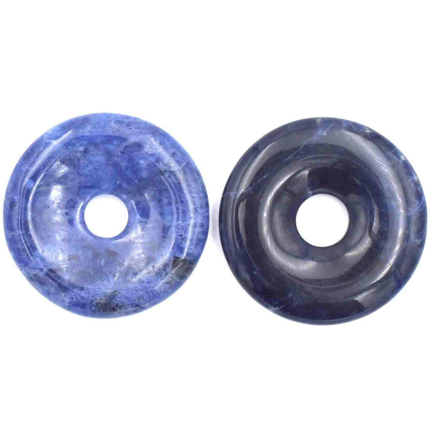 Sodalite Donut Pendant Carving