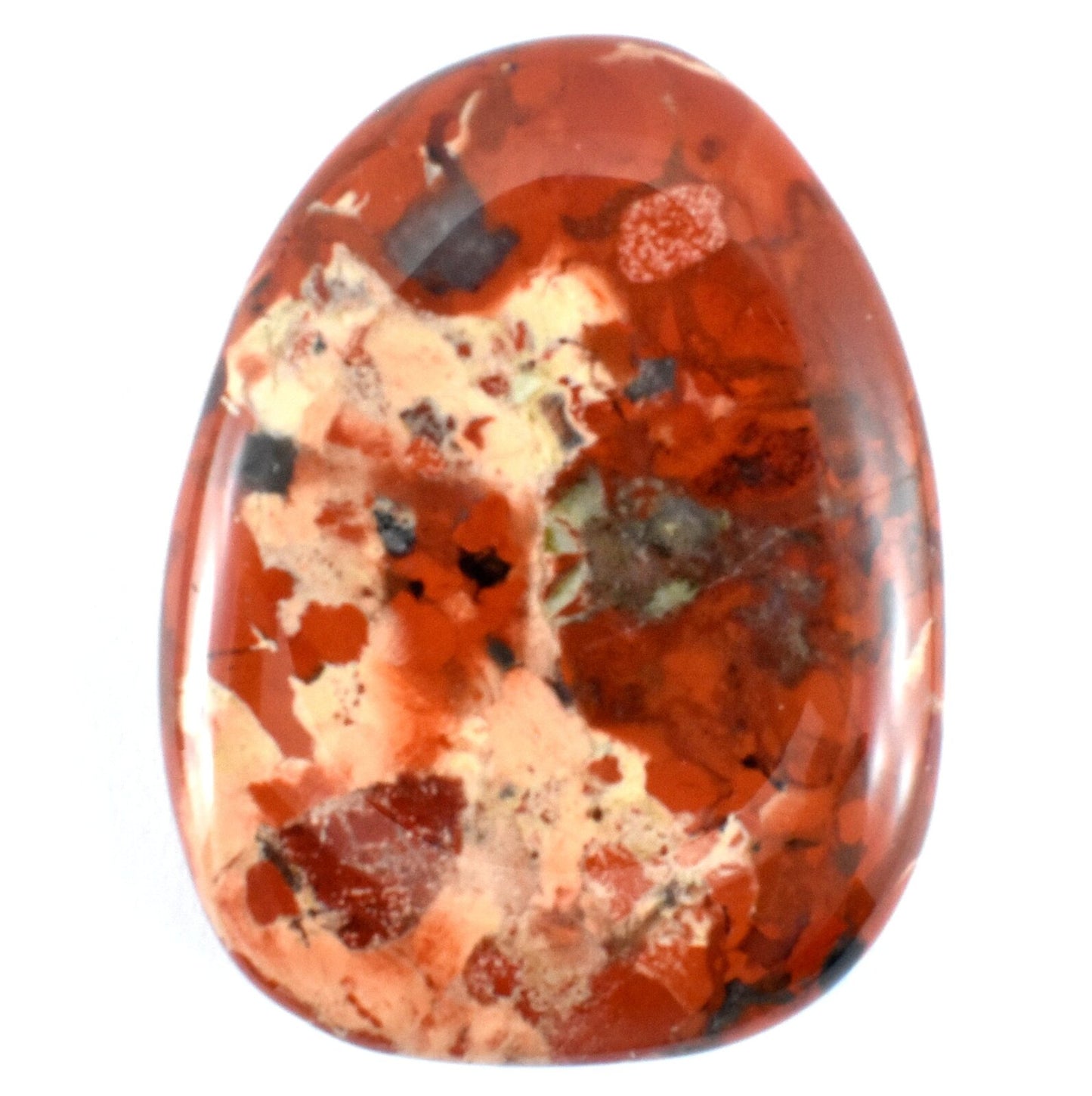 Poppy Jasper Palm Stone