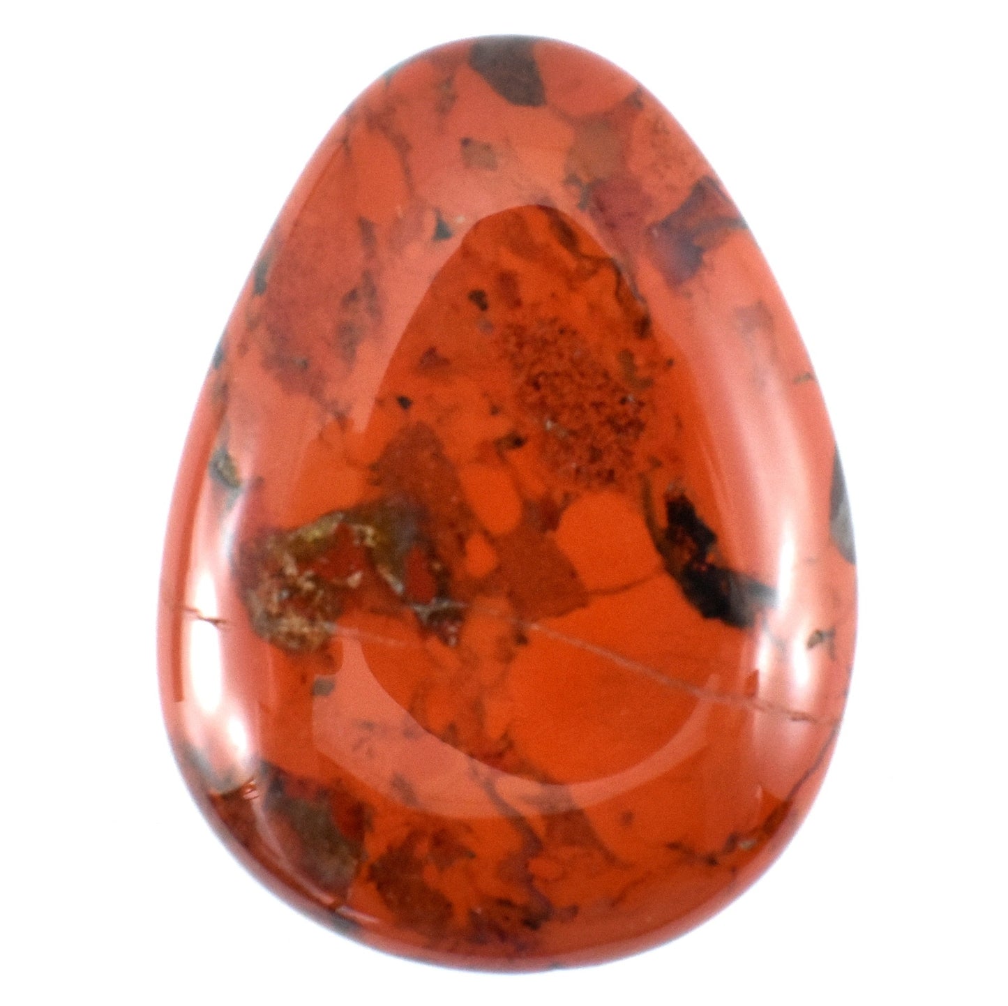 Poppy Jasper Palm Stone
