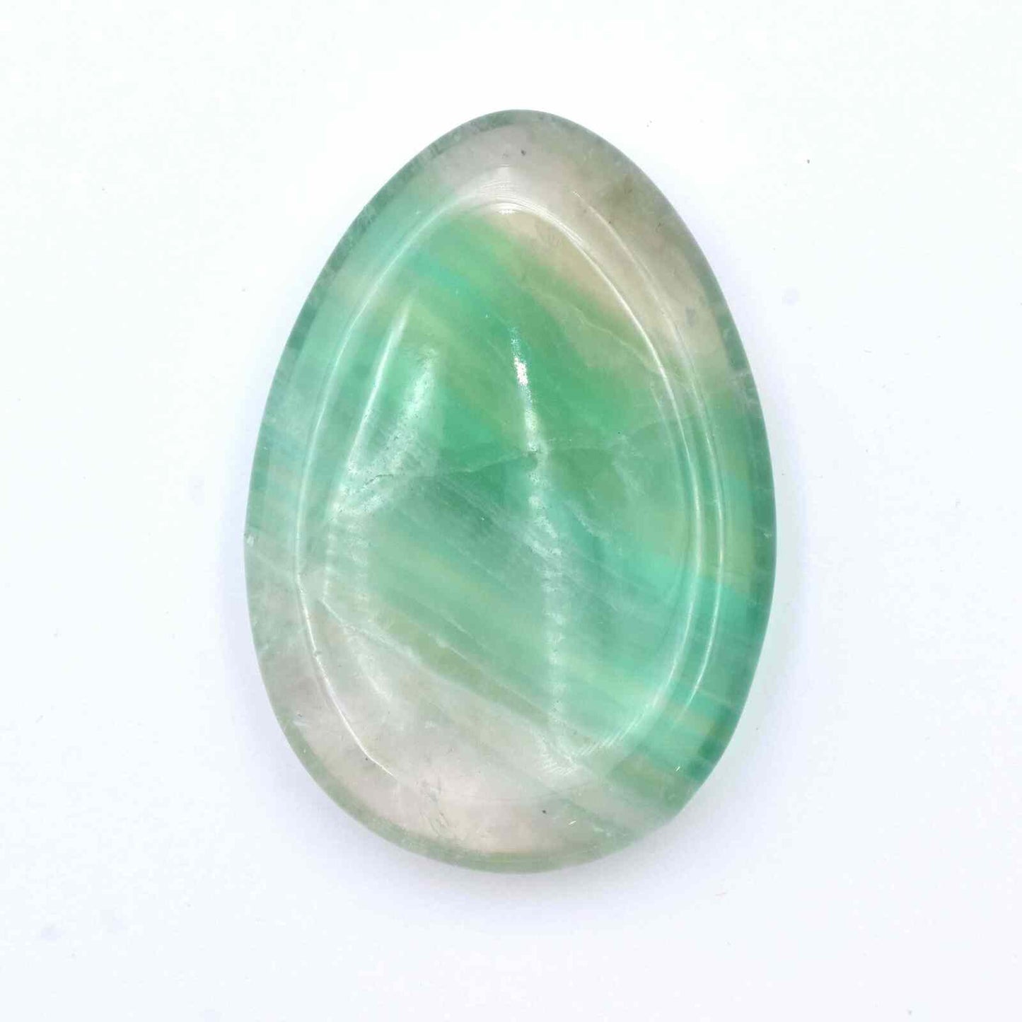 Oval Fluorite Green Worry Stone
