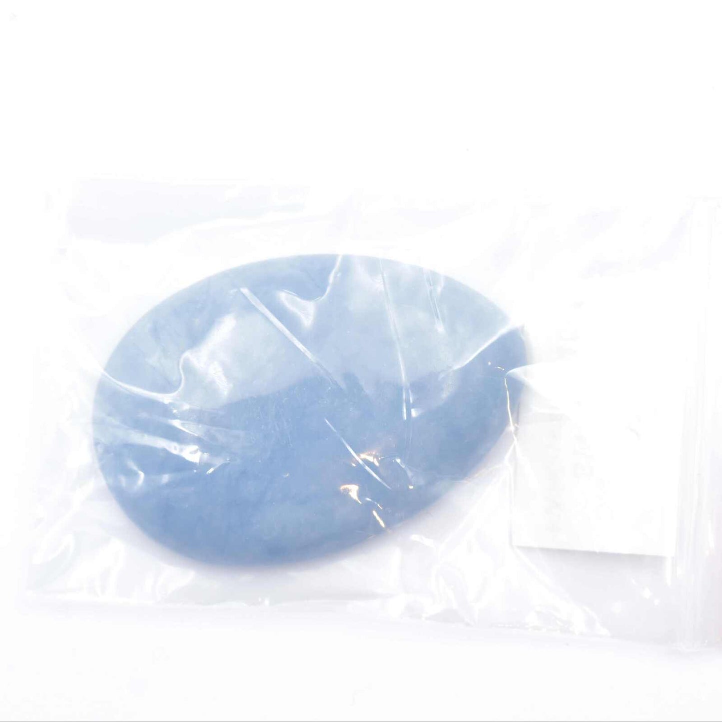 Oval Angelite Worry Stone