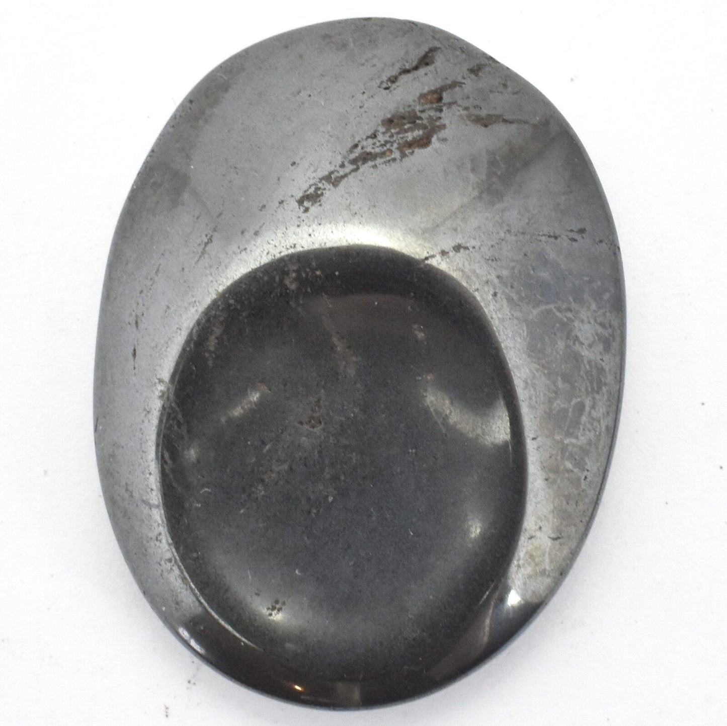Oval Hematite Worry Stone