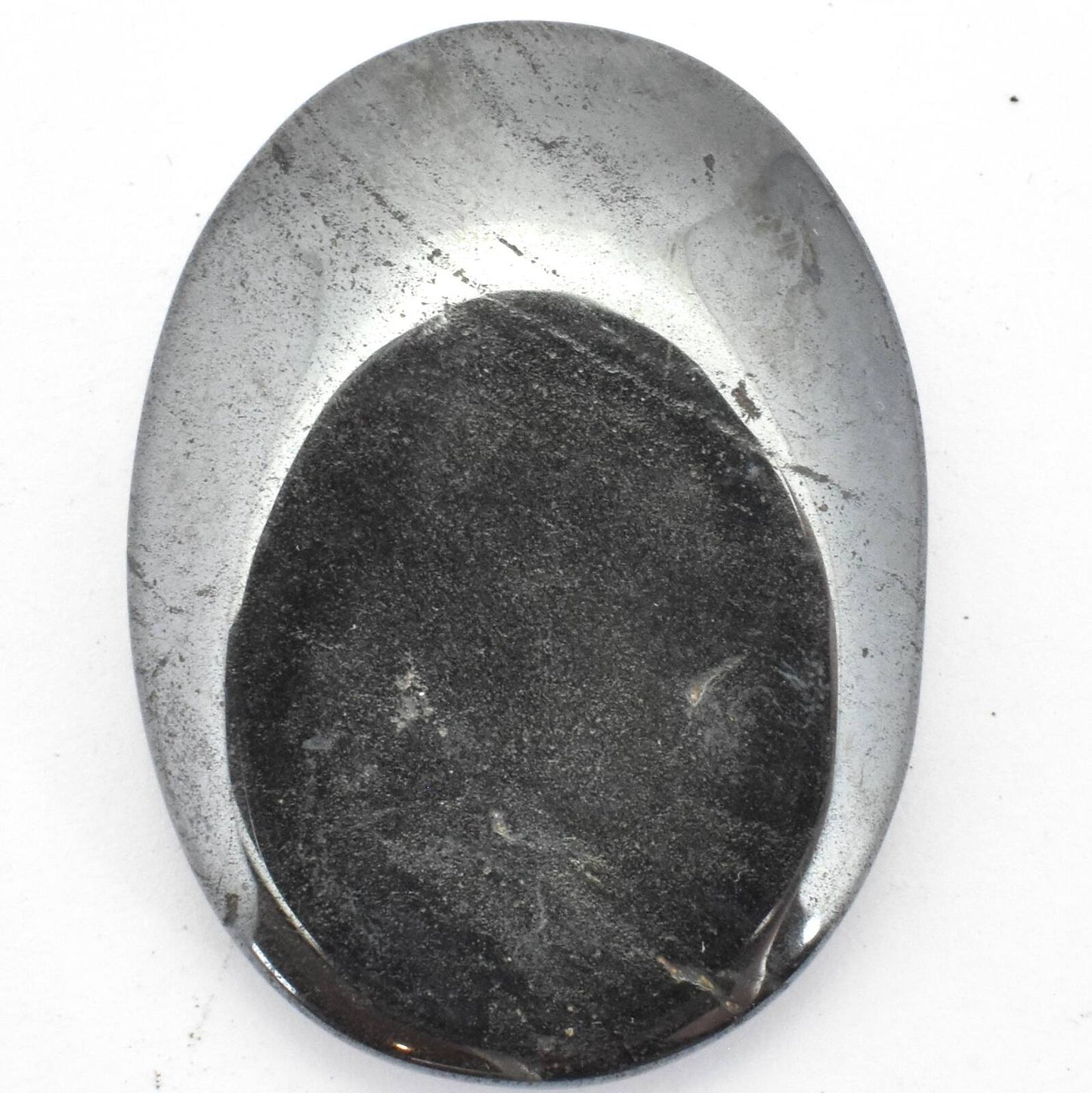 Oval Hematite Worry Stone