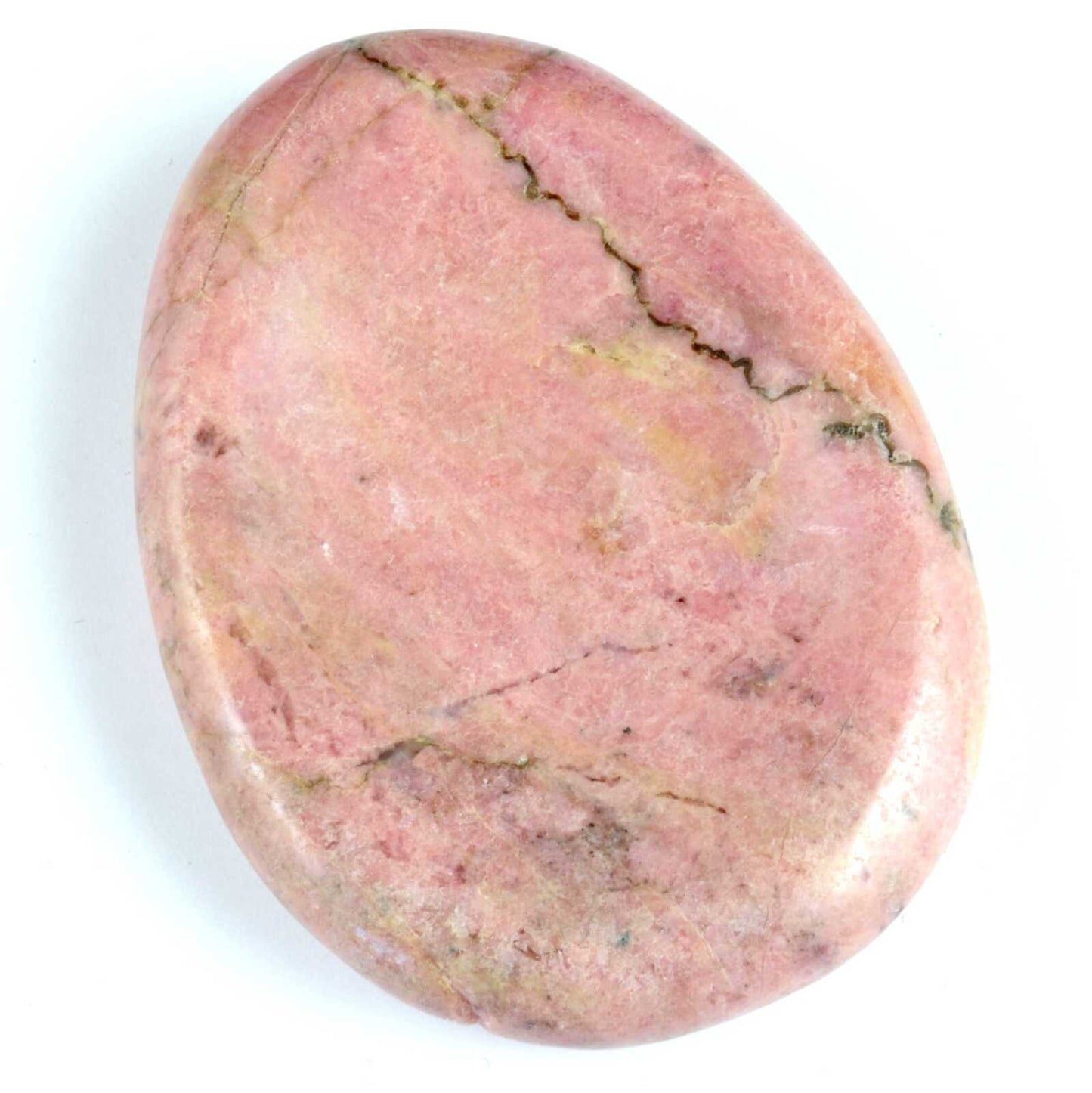 Oval Rhodonite Worry Stone