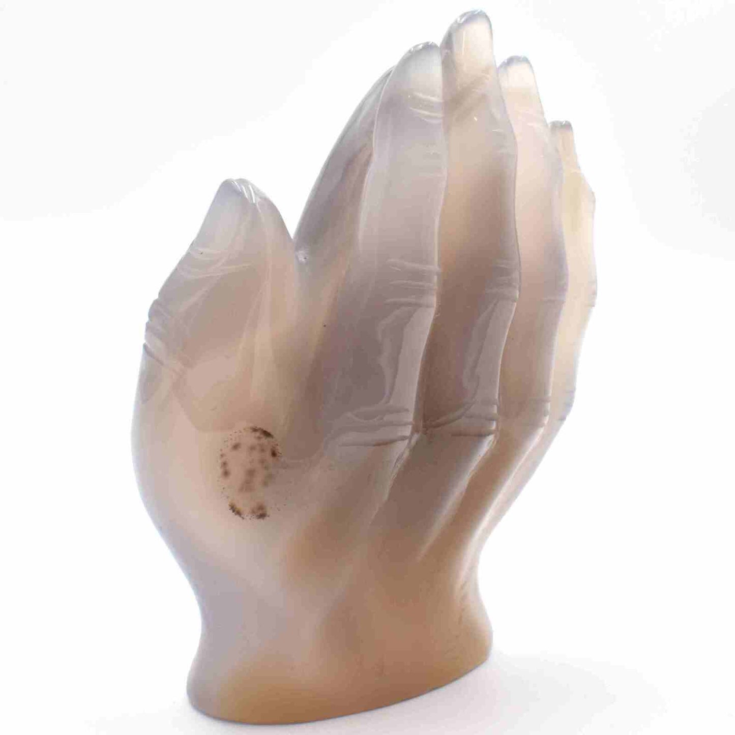 Agate Geode Buddha Hand Carving
