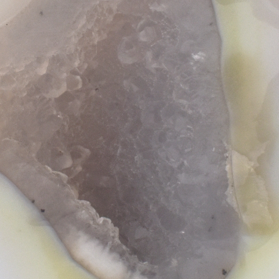 Agate Geode Penguin Carving