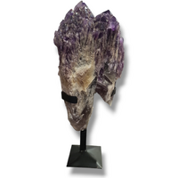 Amethyst Elestial Cluster with Stand