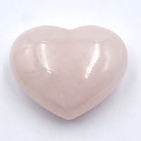 Rose Quartz Heart Carving [Small - 5pcs]