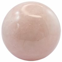 Rose Quartz Sphere Carving