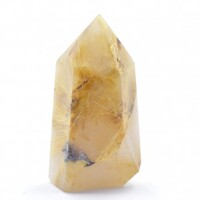 Golden Rutilated Quartz Full Polished Generator