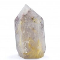 Golden Rutilated Quartz Full Polished Generator