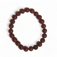 Red Jasper Bead Bracelet