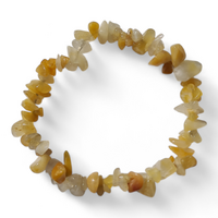 Yellow Aventurine Chip Bracelet