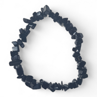 Black Obsidian Chip Bracelet