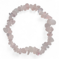 Rose Quartz Chip Bracelet