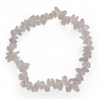 Rose Quartz Chip Bracelet