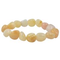 Yellow Jade Tumbled Bracelet