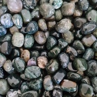 Moss Agate Tumbled Stones - BULK ONLY