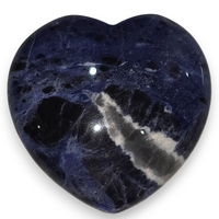 Sodalite Heart Carving