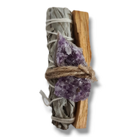 Natural Smudging Kit - Amethyst