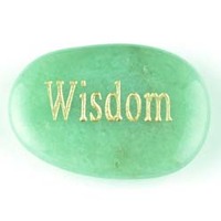 Wisdom Aventurine Green Word Stone