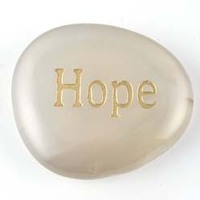 Hope Agate Natural Word Stone