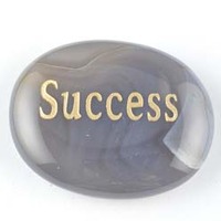 Success Agate Natural Word Stone