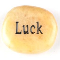 Luck Aventurine Yellow Word Stone