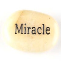 Miracle Aventurine Yellow Word Stone