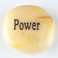 Power Aventurine Yellow Word Stone