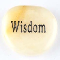 Wisdom Aventurine Yellow Word Stone